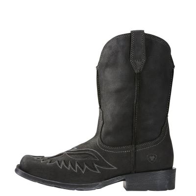 Ariat Western: Rambler Renegade Botas Western Hombre - Negras (EUCJQ2491)